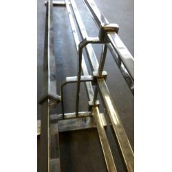 Art Deco Berlin chroom kapstok 180cm