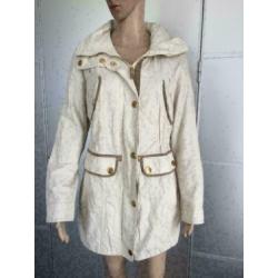 C425 DAMO maat 38=M jas regenjas tussenjas zomerjas beige
