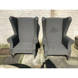 Borek hoge tuin stoelen 4stuks