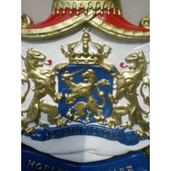 Wapenschild, je maintiendrai, hofleverancier - gietijzer 9Kg