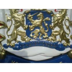 Wapenschild, je maintiendrai, hofleverancier - gietijzer 9Kg