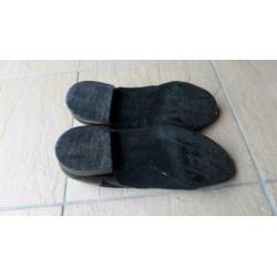 zwarte suede/lak chique stijldans schoenen maat 6 (39) heren