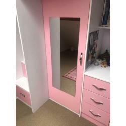 Roze hoogslaper voor meisjes