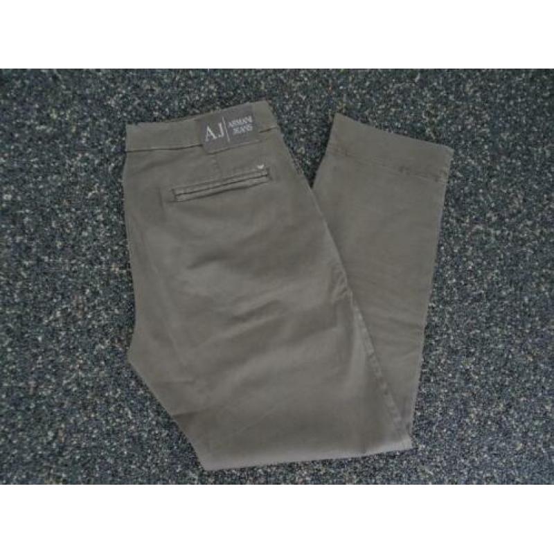 armani 7/8 broek taupe 36