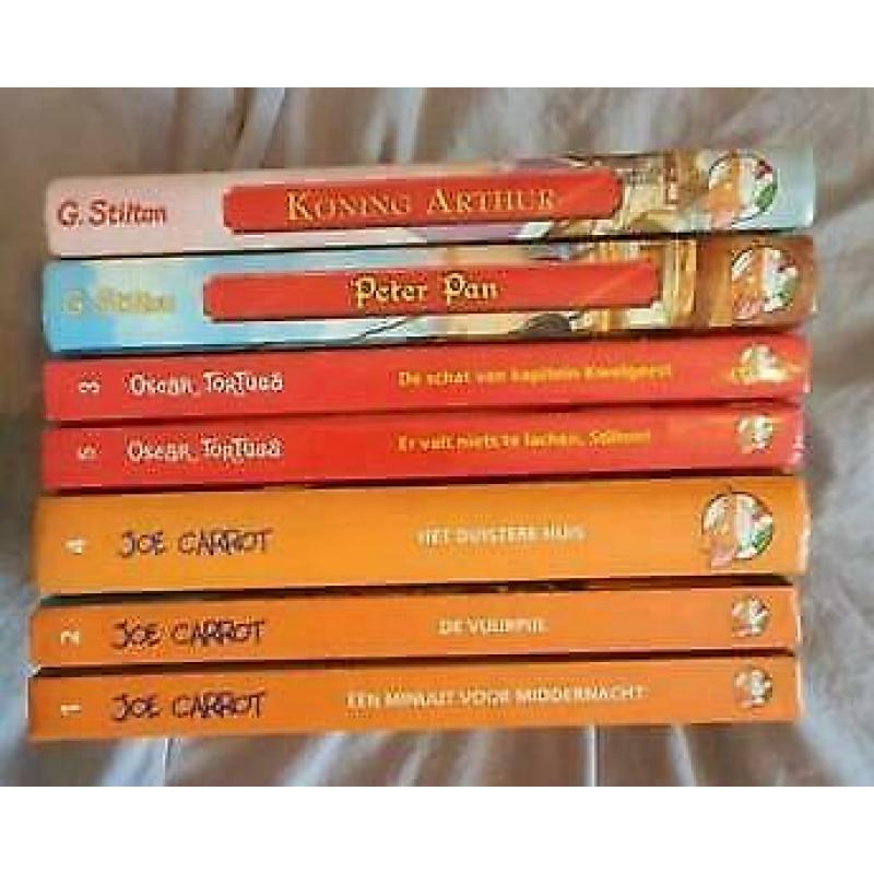 Als nieuw 8 hardcover boeken van Geronimo stilton Joe carro
