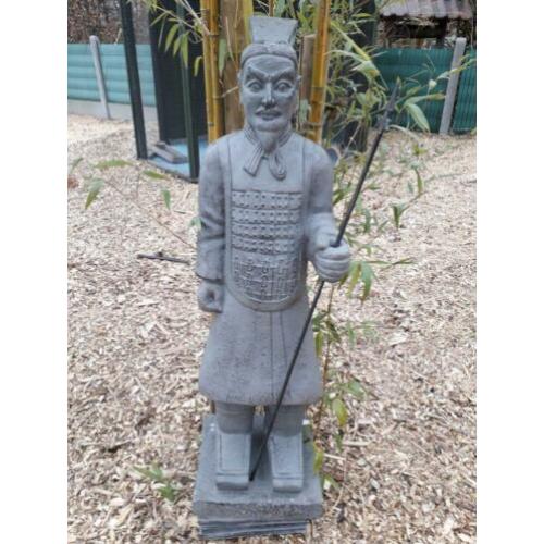 boeddha , chinese xian krijger ( +/- 120 cm hoog )