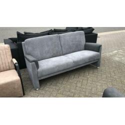 3 + 1 + 1 Bankstel stof/leder super comfort NIEUW