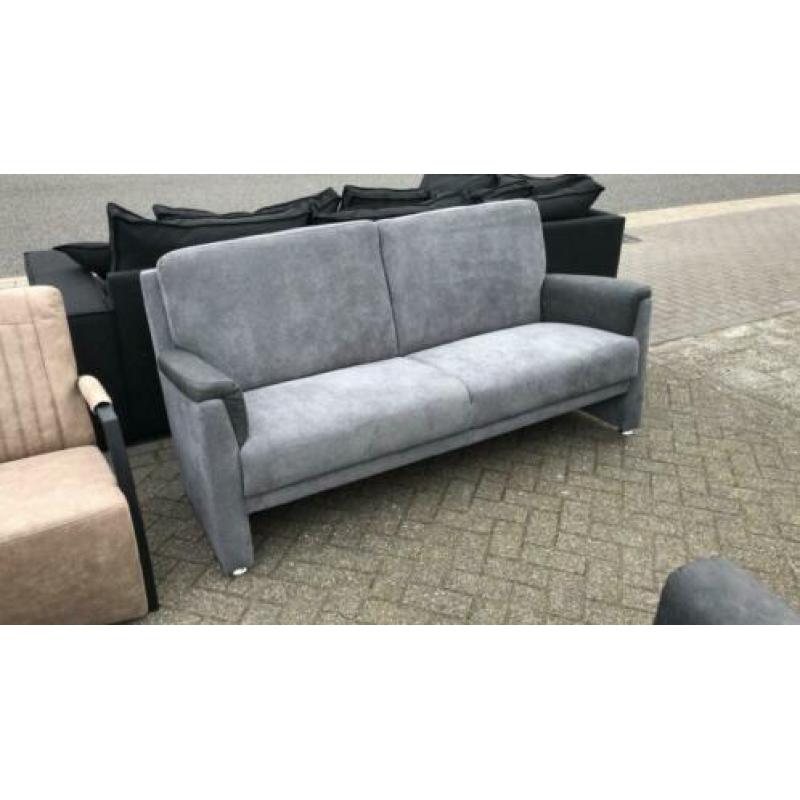 3 + 1 + 1 Bankstel stof/leder super comfort NIEUW