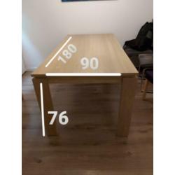 Eetkamertafel 180x90x76