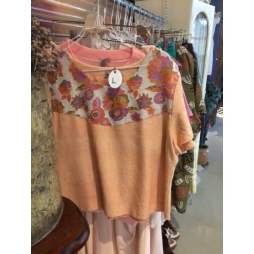 Vintage kleding / shirts - tops - zomertruitjes / maat: L