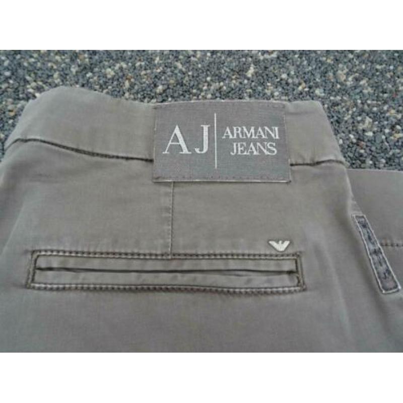 armani 7/8 broek taupe 36
