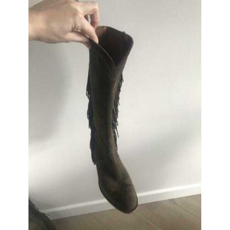 Sendra leren cowboy laarzen maat 39. 5x gedragen