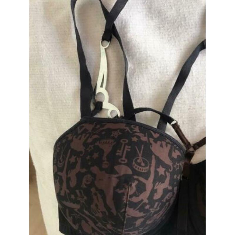 Zwarte/bruine Marlies Dekkers bh 75D