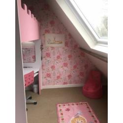 Roze hoogslaper voor meisjes