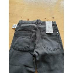 Nieuwe broek donkergrijs meisjes, maat 158 Skinny