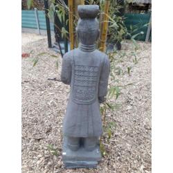 boeddha , chinese xian krijger ( +/- 120 cm hoog )