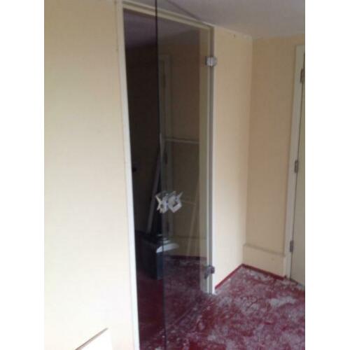 Hard glazen deur 82/5× 2 m