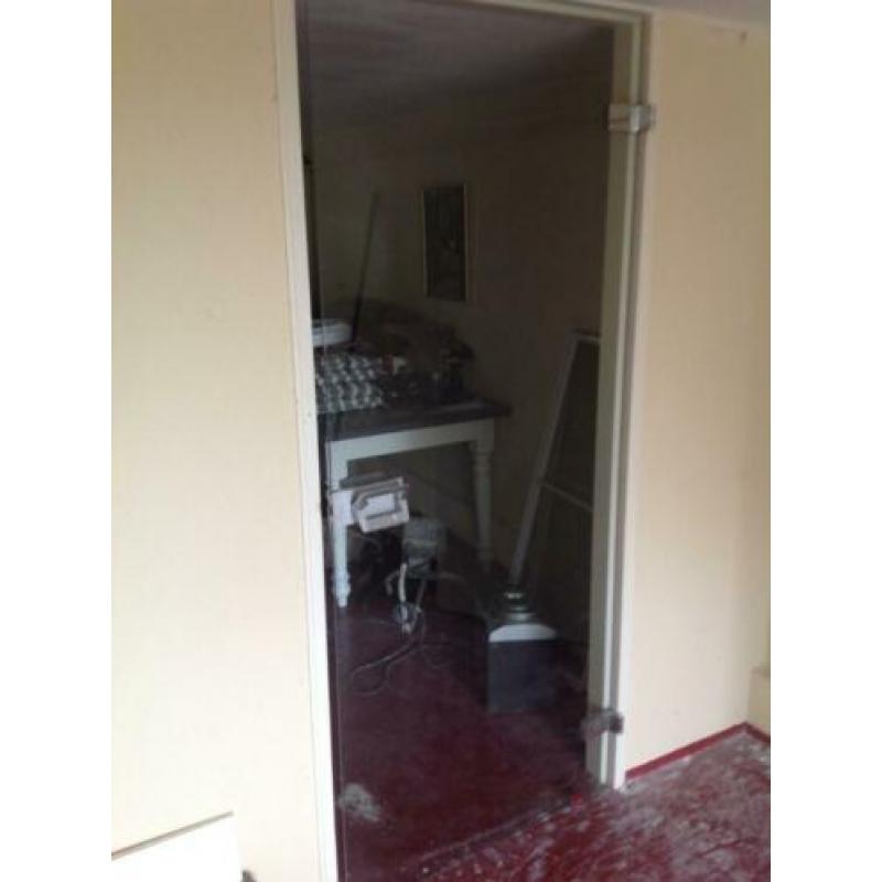 Hard glazen deur 82/5× 2 m