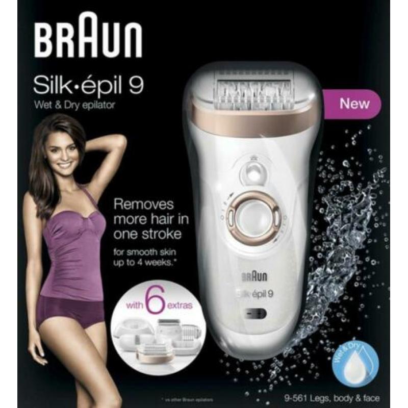 Braun Silk-épil 9 Epileerapparaat Silkepil Splinternieuw!