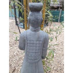 boeddha , chinese xian krijger ( +/- 120 cm hoog )