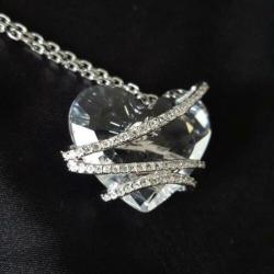 Swarovski heart ketting New