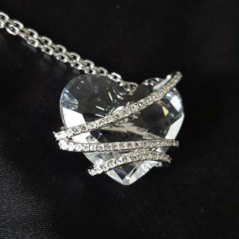 Swarovski heart ketting New