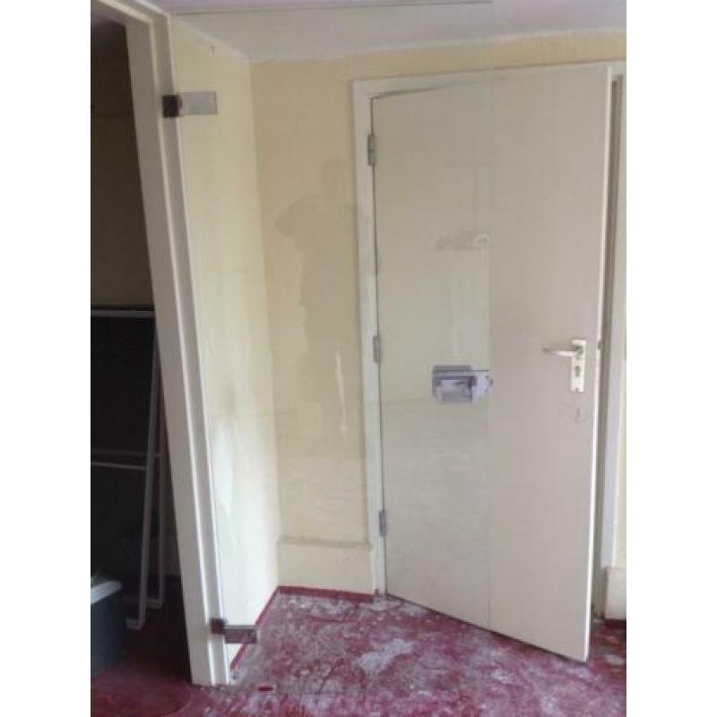 Hard glazen deur 82/5× 2 m