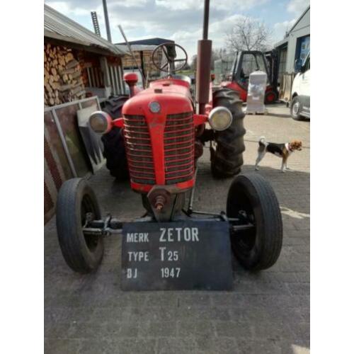 Te Koop Zetor tractor T25 bouwjaar 1947