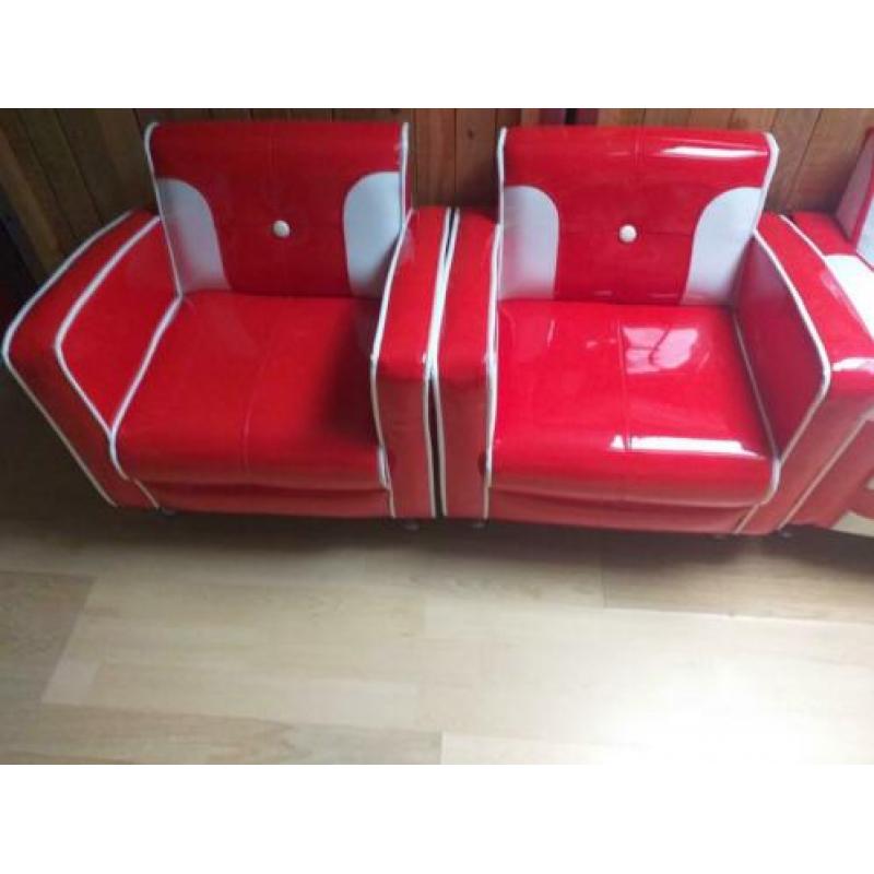 Retro kinder bankstel en stoelen