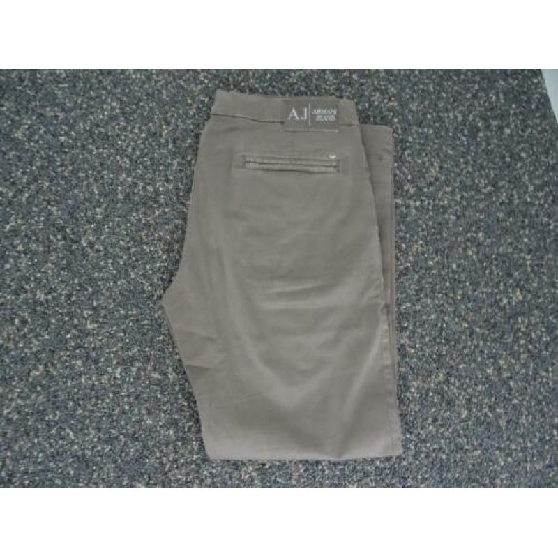armani 7/8 broek taupe 36