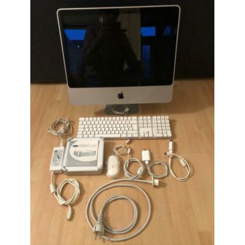 Imac 20" in compl. staat met lacie mini harde back up etc.
