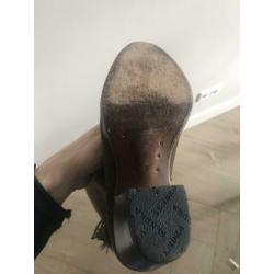 Sendra leren cowboy laarzen maat 39. 5x gedragen