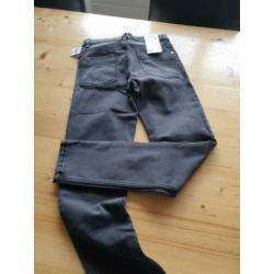 Nieuwe broek donkergrijs meisjes, maat 158 Skinny