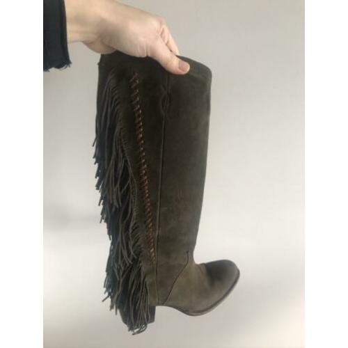 Sendra leren cowboy laarzen maat 39. 5x gedragen