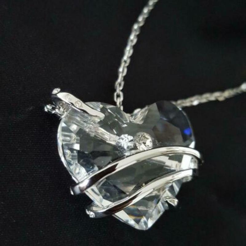 Swarovski heart ketting New