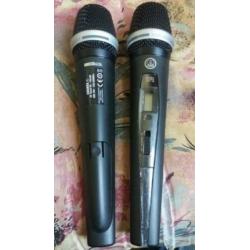 AKG microfoons + ontvanger