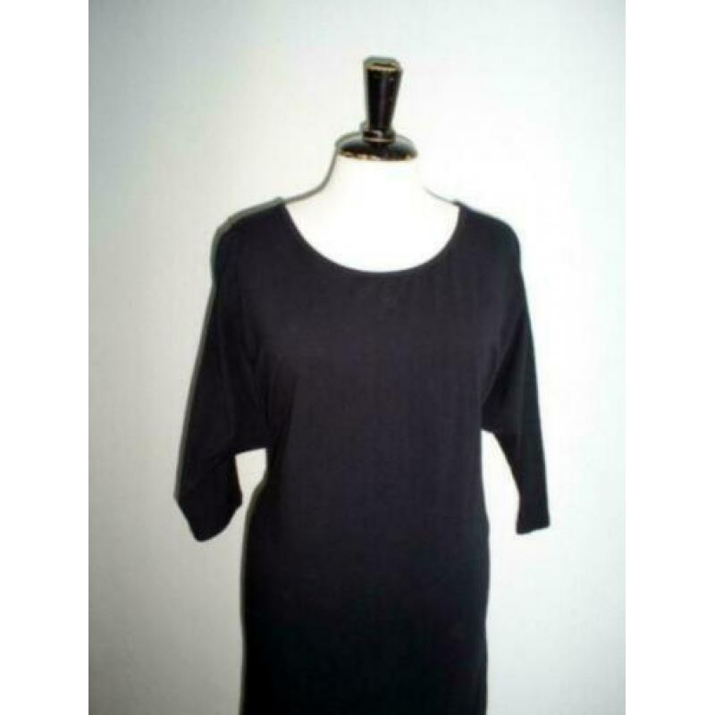 #NIEUW# FRACOMINA zwarte tuniek met vleermuis mouw mt. 38