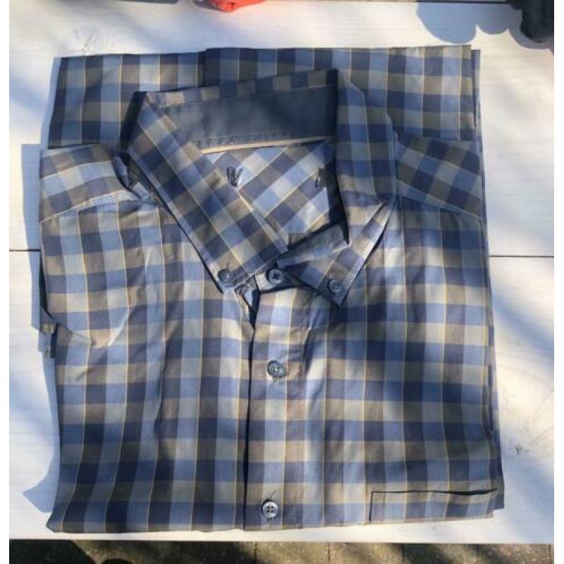 8 overhemden met lange mouw mt XL