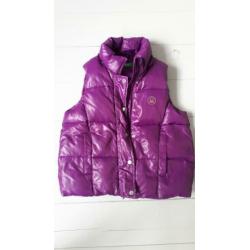Bodywarmer paars.