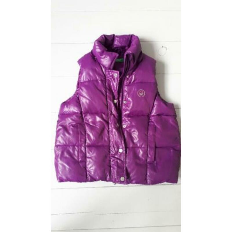 Bodywarmer paars.