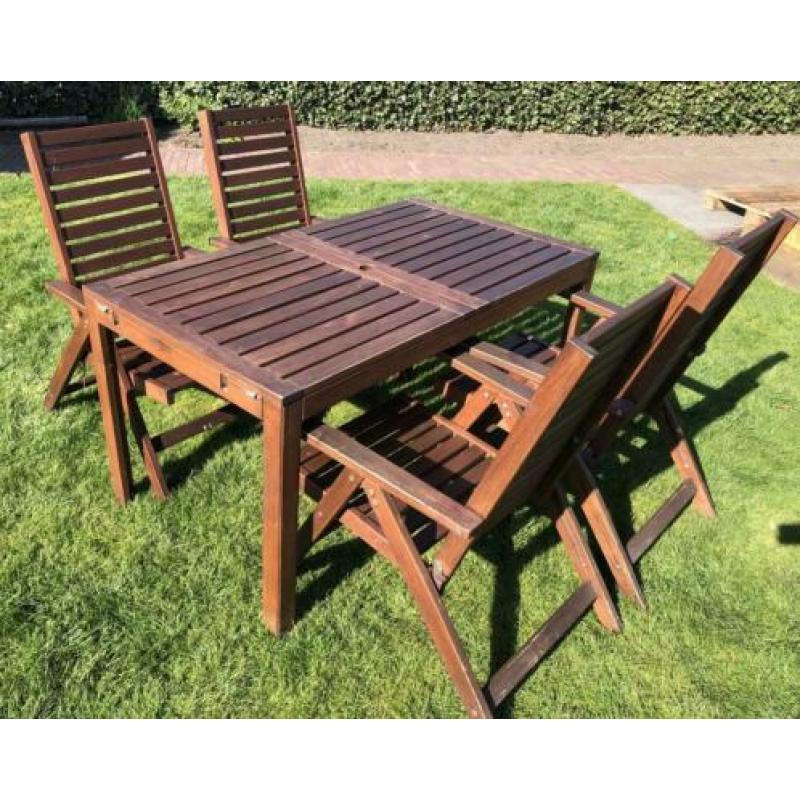 Complete houten tuinset