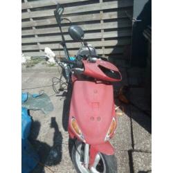 Op knap scooter