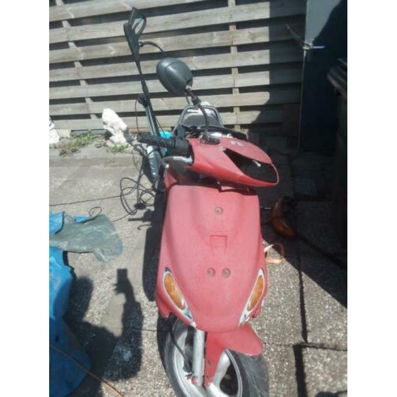 Op knap scooter