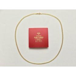 14 Karaat "585" Geel Gouden Ketting Gourmet 50 cm