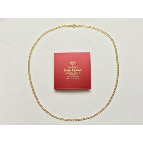 14 Karaat "585" Geel Gouden Ketting Gourmet 50 cm