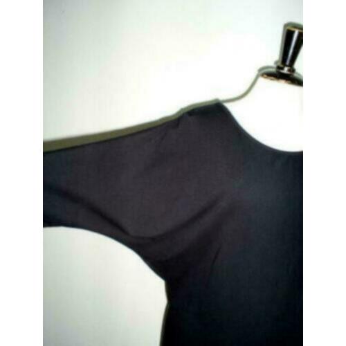 #NIEUW# FRACOMINA zwarte tuniek met vleermuis mouw mt. 38