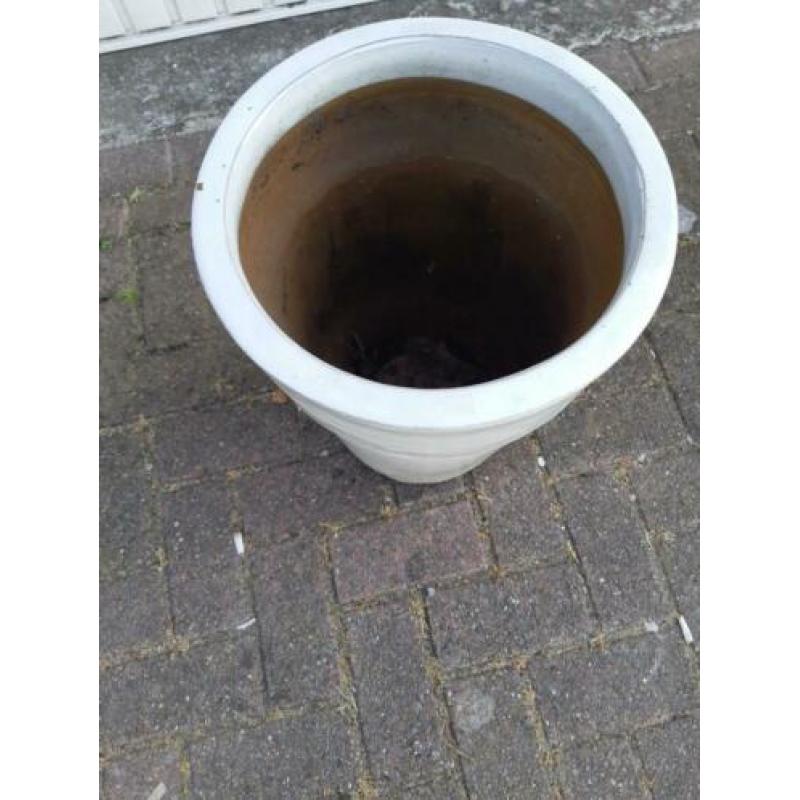 Witte potten voor binnen of buiten