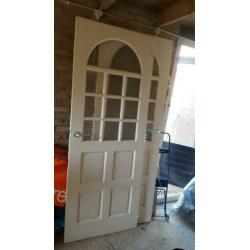 2 witte deuren. 205x77.5