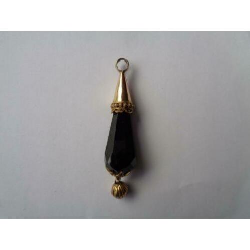 Zeeuwse gouden rouwklok/hanger/streekdracht