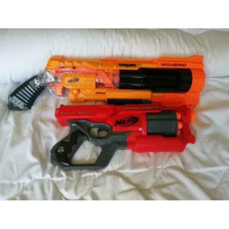 Nerf geweren vagabond en nerf mega